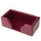 Dacasso Burgundy Bonded Leather Business Card Holder AG-5207 - alternate 7